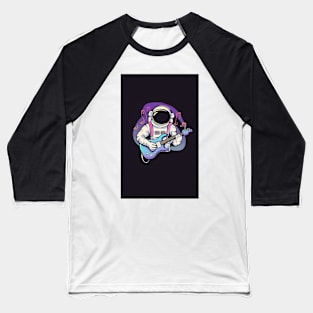 Guitarist Astronaut Baseball T-Shirt